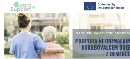 Spletni dogodek Podpora neformalnim oskrbovalcem oseb z demenco